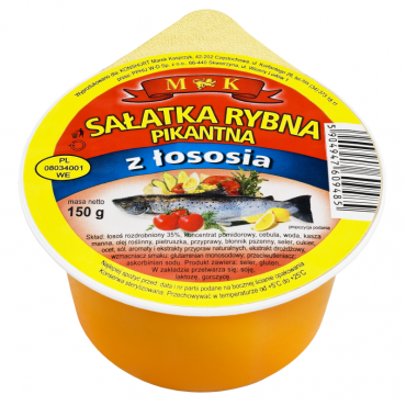 Pikantiškos lašišos salotos...