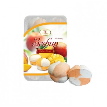 Zefyrai "Švelnumas" mango skonio 420g