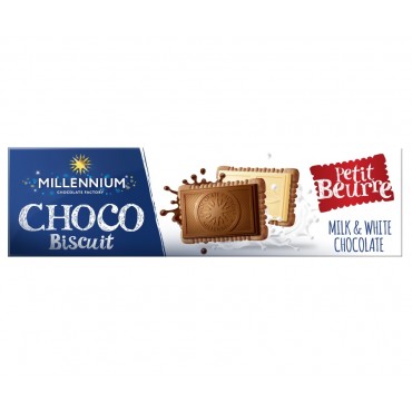 Sausainiai "Choco" su pieniniu-baltu šokoladu 132 g