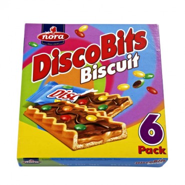 Sausainiai "DiscoBits" su karamelės - šokolado įdaru 162g(1*13)