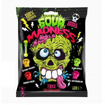 Karamelė "Sour Madness" 60g...