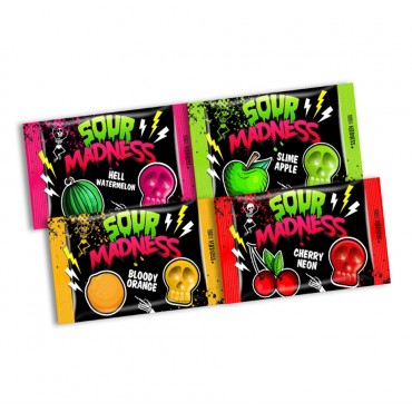 Karamelė "Sour Madness" 60g...