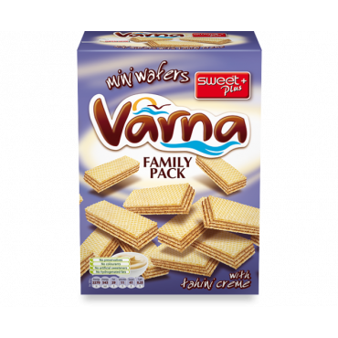 Vafliai "Varna Family" su sezamo skonio pasta (79%) 280g