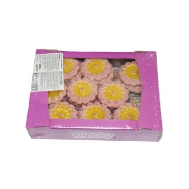 Sausainiai "Varškės sviestinukai" rožiniu glaistu 1kg