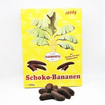 Saldainiai "Hauswirth schoko-bananen" 1kg