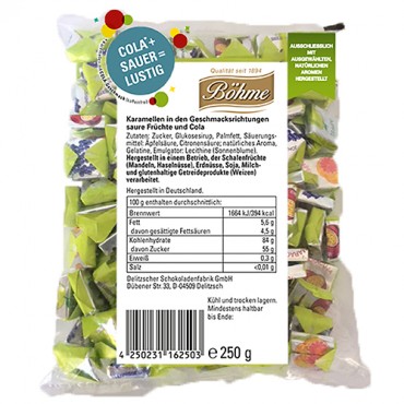 Saldainiai "Bohme fruit...