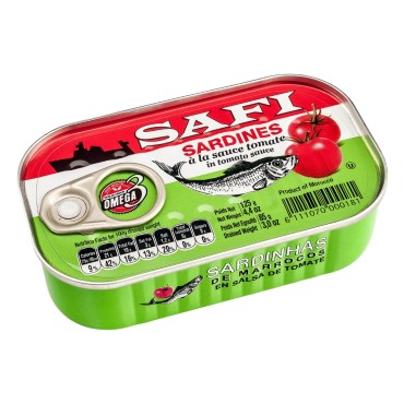 Sardinė SAFI pom.pad MK 125g