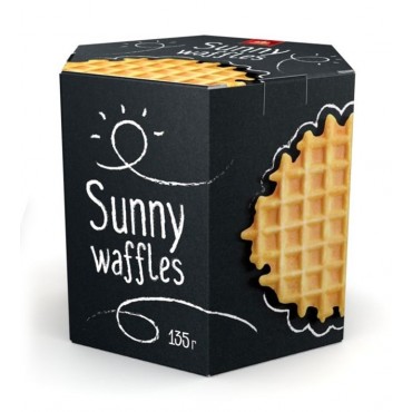 Vafliai "Sunny Waffles" 135g