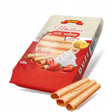 Vafeļu trubiņas ar sviesta...