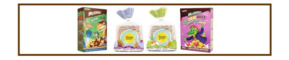 Kukurūza / trašķīši / vafeles