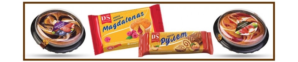 Keksi / kūkas / rulete / biskvīts