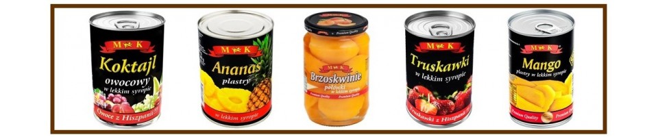 Canned fruits / berries