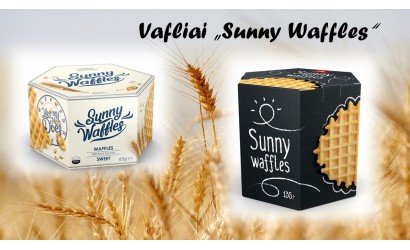 Naujiena Vafliai Sunny waffles