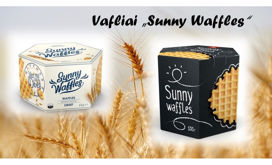 Naujiena Vafliai Sunny waffles