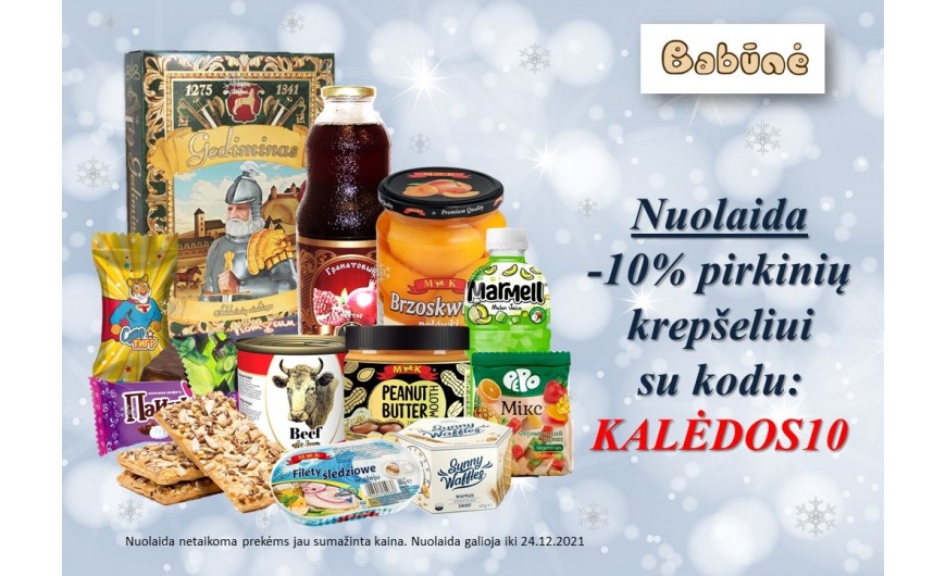 KALĖDINĖ NUOLAIDA