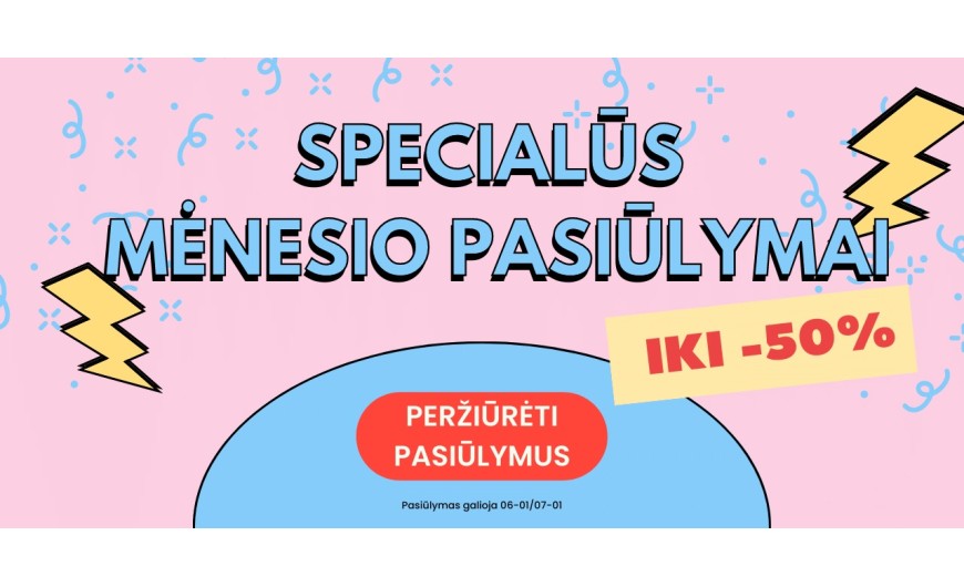 Specialūs pasiūlymai